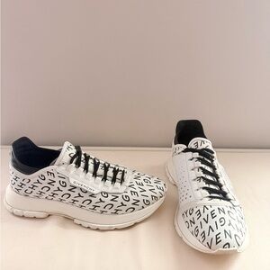 Givenchy Black and White Logo Sneakers